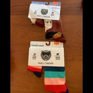 Frozen Dad Toddler Twinsie Socks 2 pkg  Sz Sm New